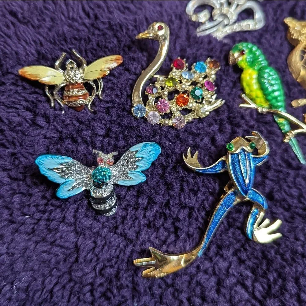 Lot of vintage brooches  - Picture 2 of 4